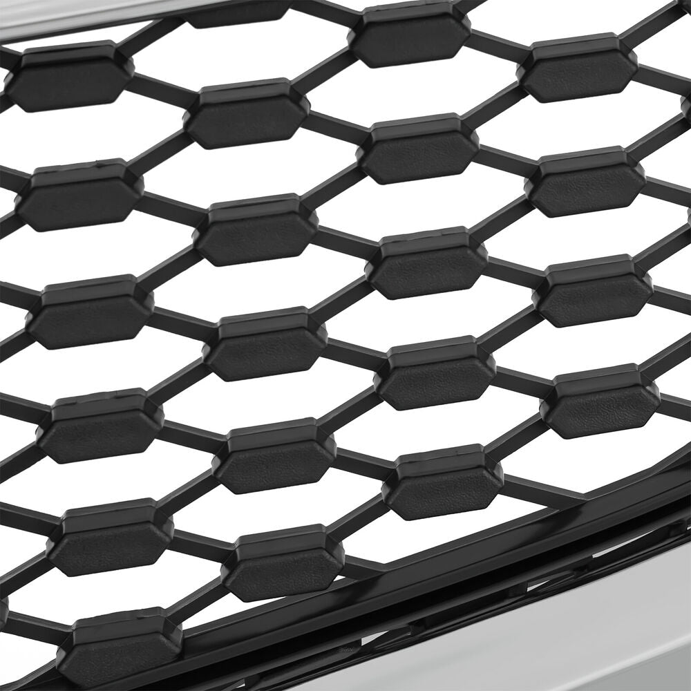 Forged LA For 2010-2015 Chevrolet Equinox Front Lower Grille Chrome Shell Black Insert