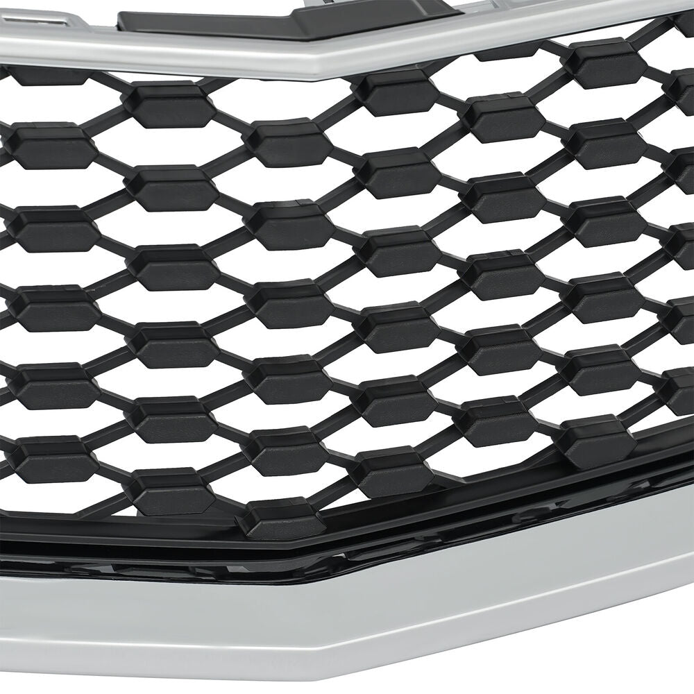 Forged LA For 2010-2015 Chevrolet Equinox Front Lower Grille Chrome Shell Black Insert