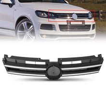 Load image into Gallery viewer, Forged LA For 2011-2014 Volkswagen Touareg Front Bumper Upper Grille Grill W/Chrome Trim