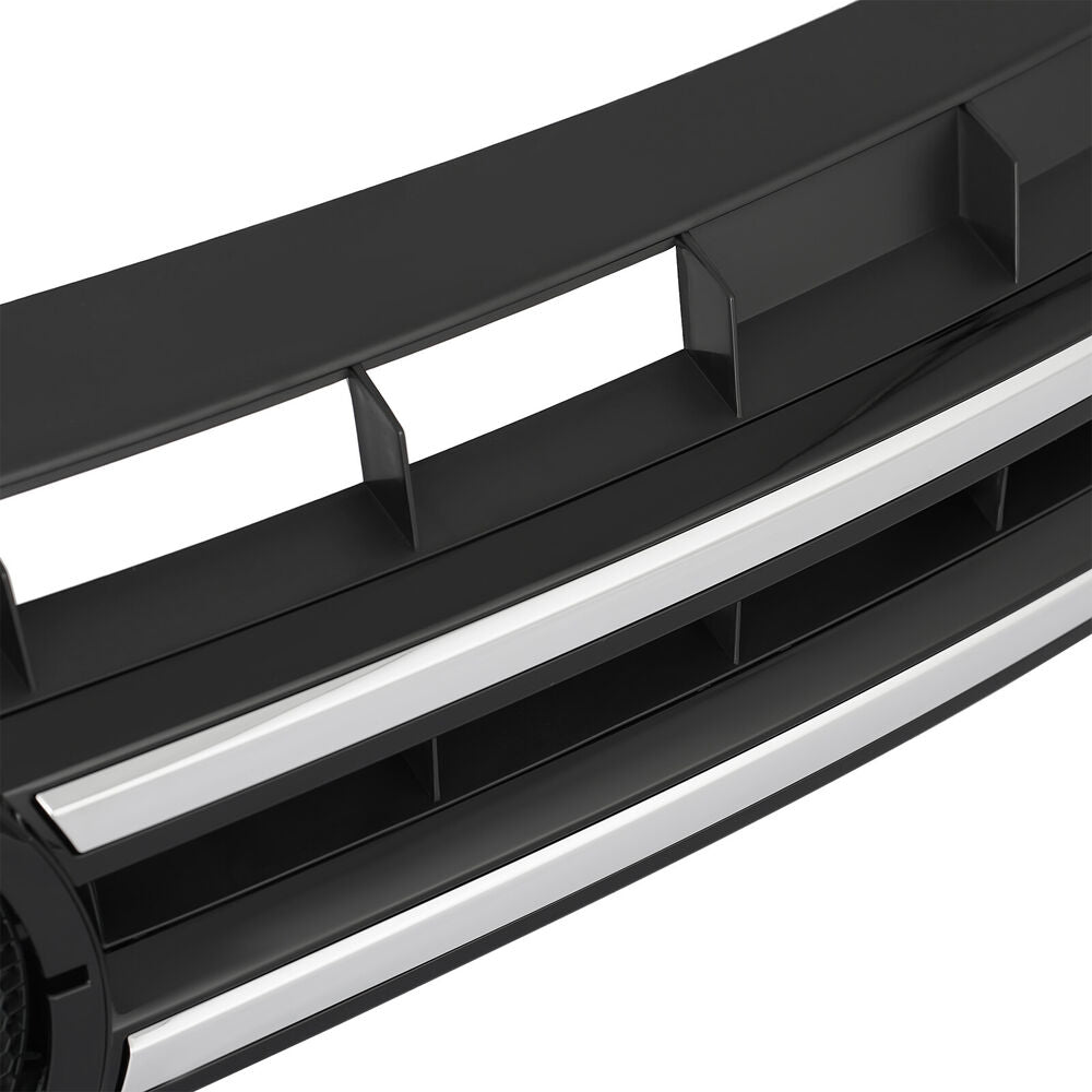 Forged LA For 2011-2014 Volkswagen Touareg Front Bumper Upper Grille Grill W/Chrome Trim