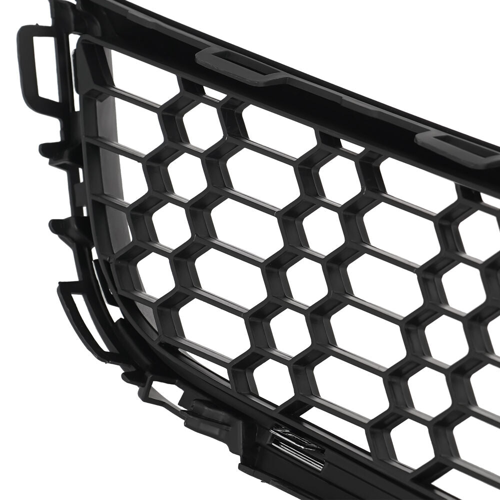 Forged LA For 2011-2014 VW Jetta MK6 Front Bumper Lower Grille Black w/ Chrome Honeycomb