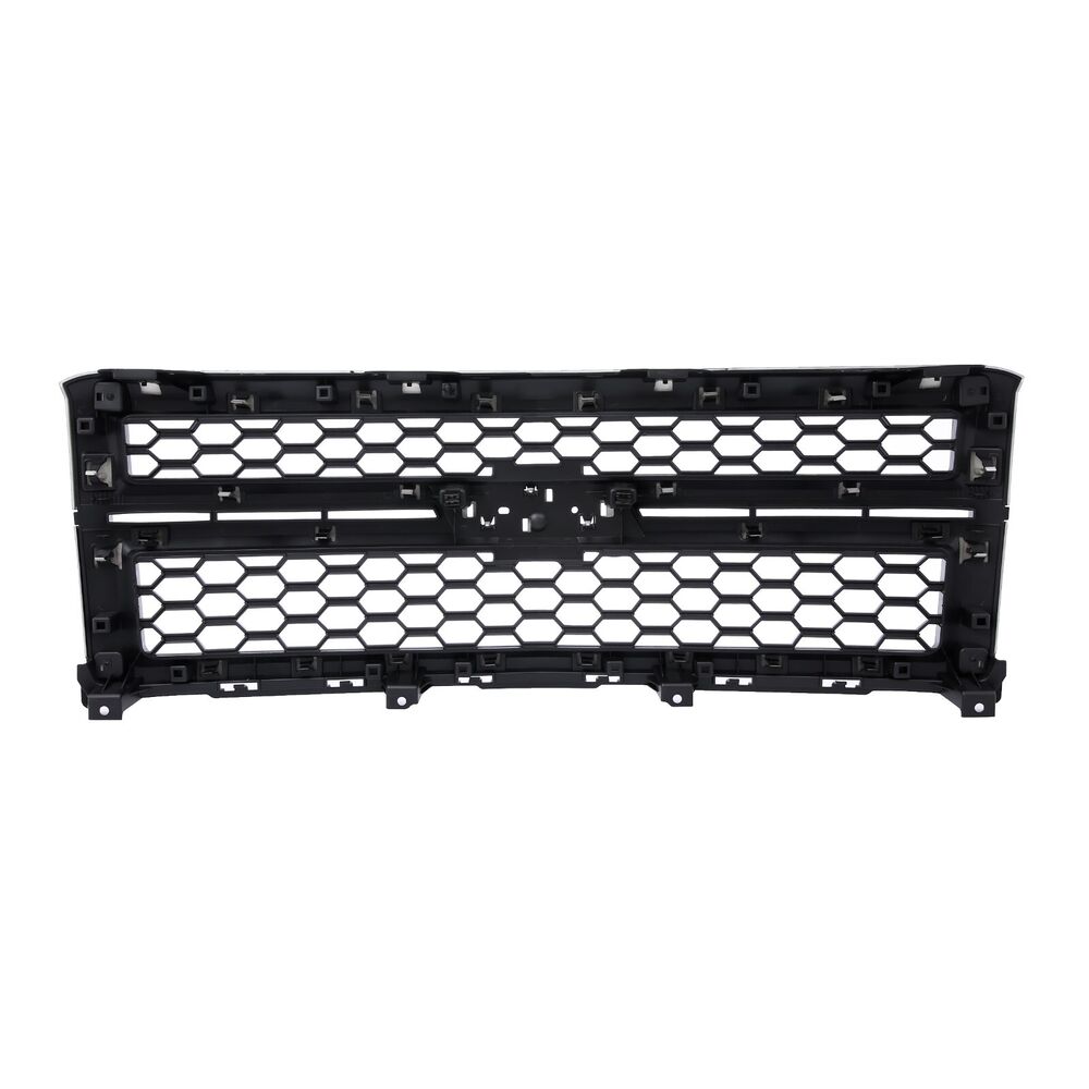 Forged LA For 2014-2015 Chevrolet Silverado 1500 Front Upper Honeycomb Grille Gloss Black