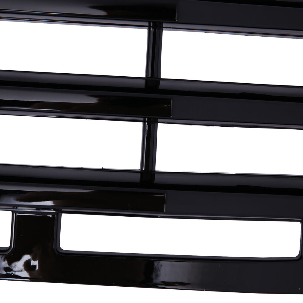 Forged LA For 2015-2017 Ford F150 Front Bumper Upper Grille ABS Gloss Black Horizontal