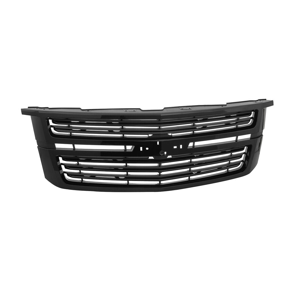 Forged LA For 2015-2020 Chevrolet Chevy Tahoe Front Upper Main Gloss Black Grille Grill