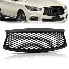Forged LA For 2016-2020 Infiniti QX60 3.5L Front Bumper Upper Grille IN1200136 Gloss Black