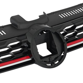 Forged LA For 2017-2019 VW Golf MK7 7.5 GTI Style Mesh Front Hood Grille w/ Red Trim