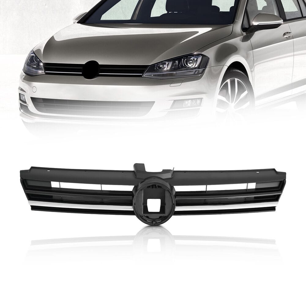 Forged LA For 2018-2020 Volkswagen Golf SportWagen Grille Grill Gloss Black 5GM853651AFZLL