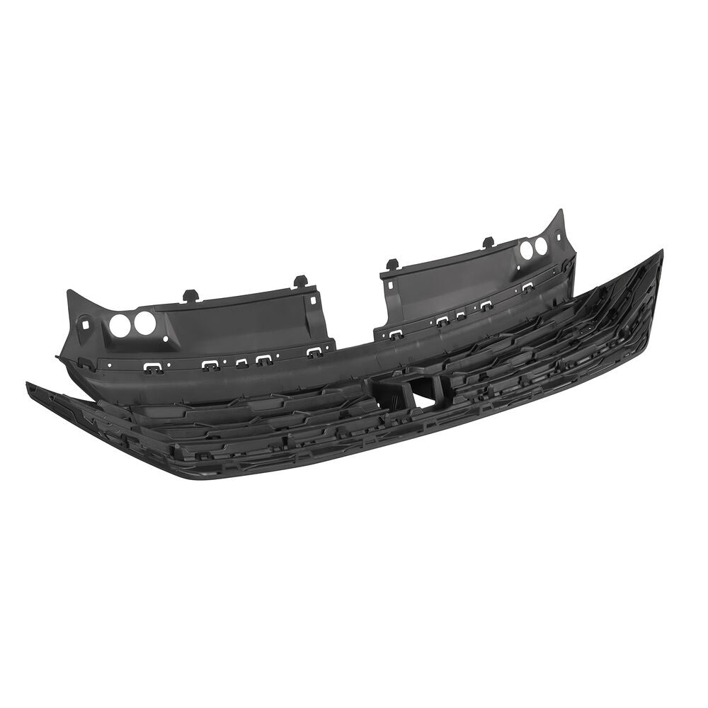 Forged LA For 2019-2021 Volkswagen VW Jetta MK7 Front Bumper Grille Glossy Black Grill