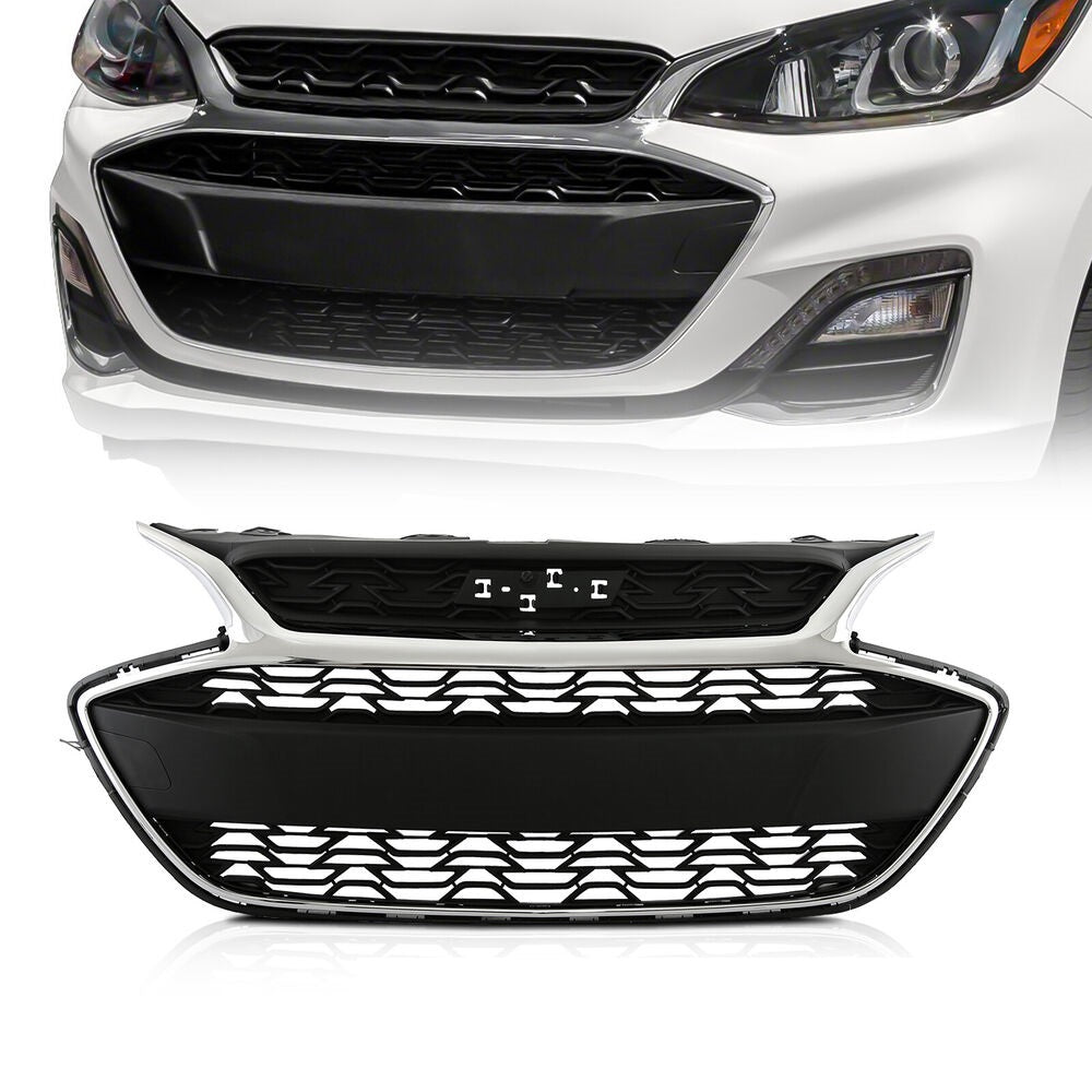 Forged LA For 2019-2022 Chevrolet Spark Front Grille Assembly Black w/Chrome Trim 42687998