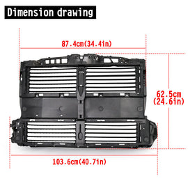 Forged LA For 2020 2021 2022 2023 Ford Escape Radiator Support Panel Grille Air Shutter