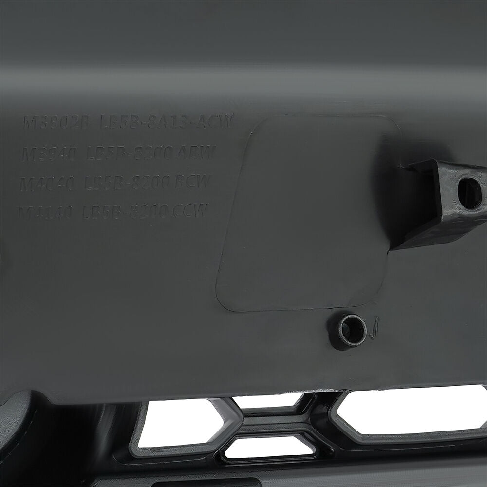 Forged LA For 2020-2022 Ford Explorer Front Bumper Upper Grille Gloss Black W/ Chrome Trim