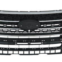 Load image into Gallery viewer, Forged LA For 2020-2022 Ford Explorer Front Bumper Upper Grille Gloss Black W/ Chrome Trim