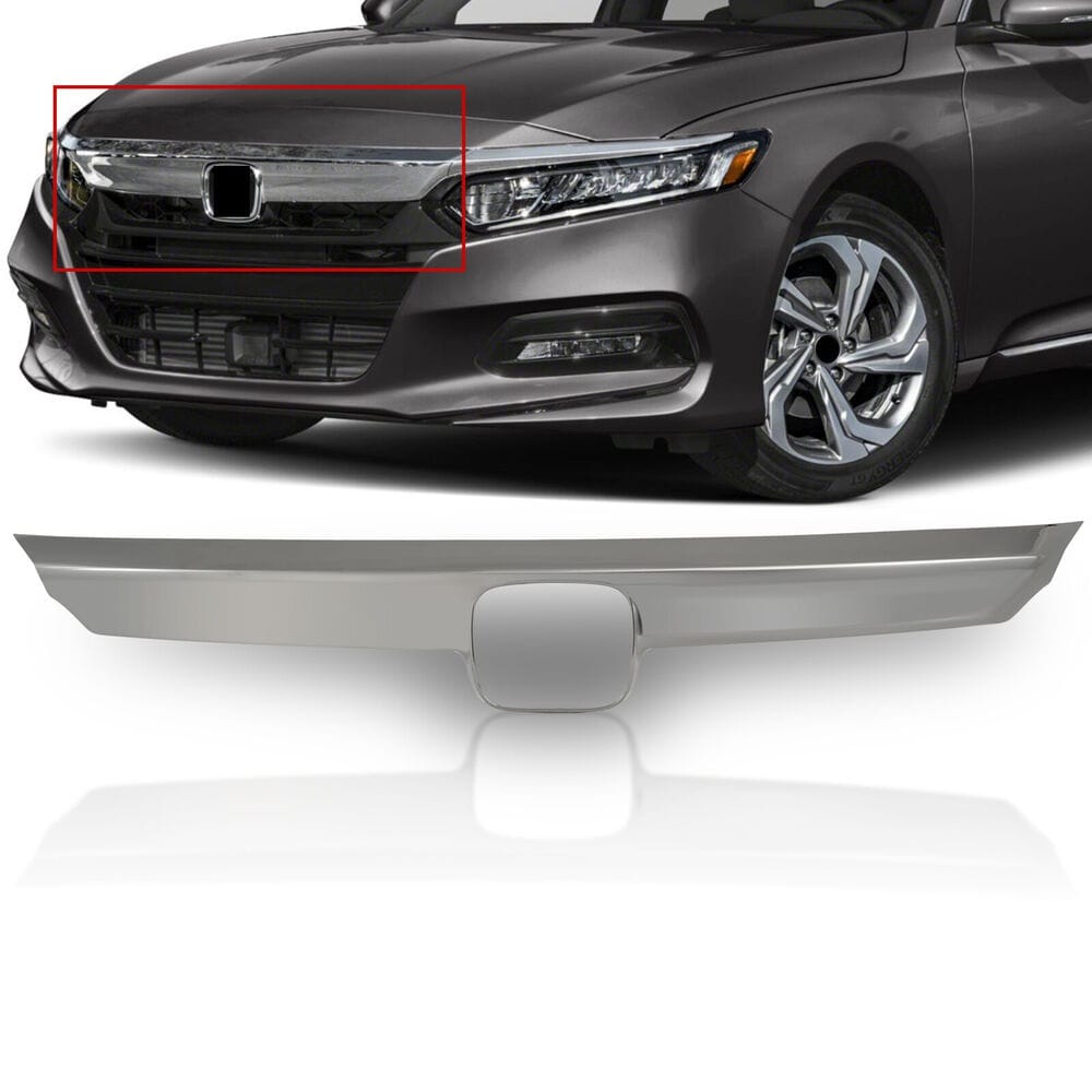 Forged LA For 2021-2022 Honda Accord Front Bumper Grill Molding Dark Chrome 71122TVAF10
