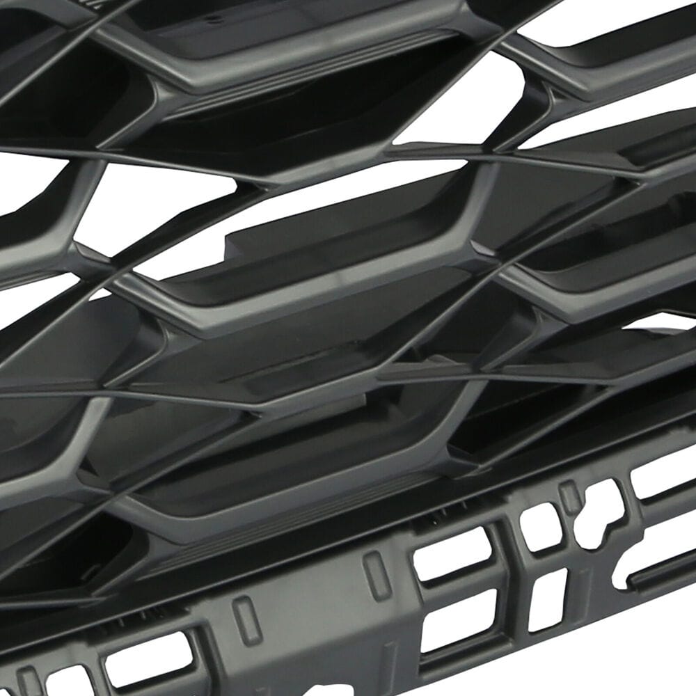Forged LA For 2023 Honda HRV Front Bumper Upper Matt Black Honeycomb Grille Grill Plastic