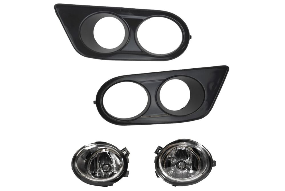 Forged LA For BMW 00-06 E46 M3 Style Front Bumper Coupe Convert W/Fog Lamp,Bracket,H-Cover