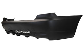 Forged LA For BMW 07-12 E92 M3 STYLE REAR BUMPER WITH SINGLE OUTLET DUAL MUFFLER DIFFUSER