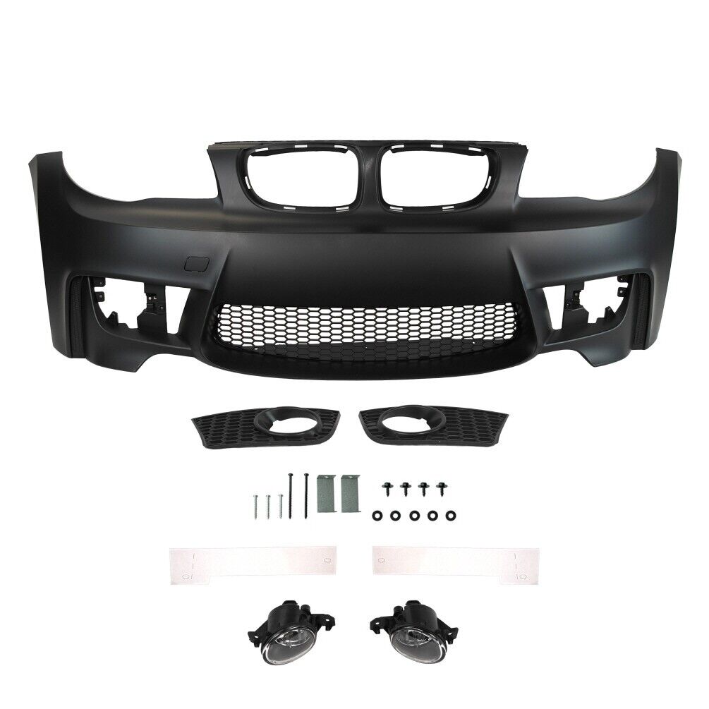 Forged LA For BMW 08-13 1 Series E82 1M Style Front Bumper No PDC with Fog Lamp