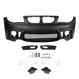 For BMW 08-13 1 Series E82 1M Style Front Bumper No PDC with Fog Lamp