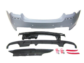 Forged LA For BMW 11-16 F10 5 Series M Performance Rear Bumper with PDC w/ 550i Diffuser