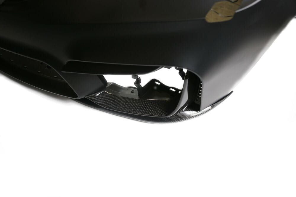 Forged LA For BMW 12-18 3 Series F30 , M3 Style Front Bumper Air Type w/o PDC + Carbon Lip