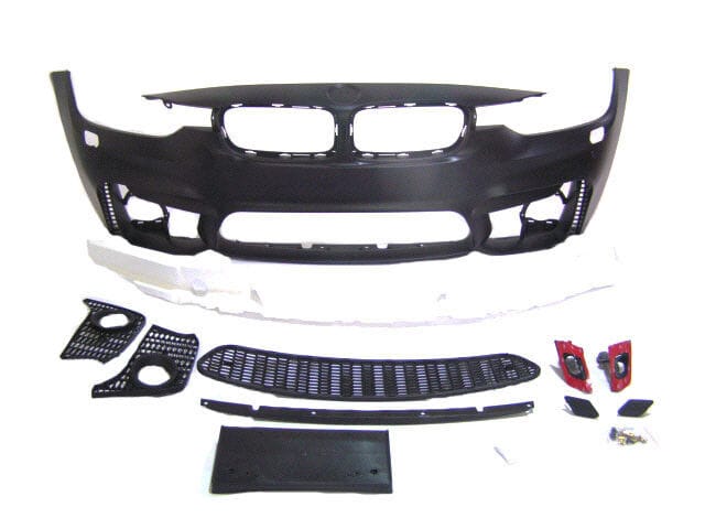 Forged LA For BMW 12-18 F30 3 Series, F80 M3 Style Front Bumper Fog Type w/o PDC