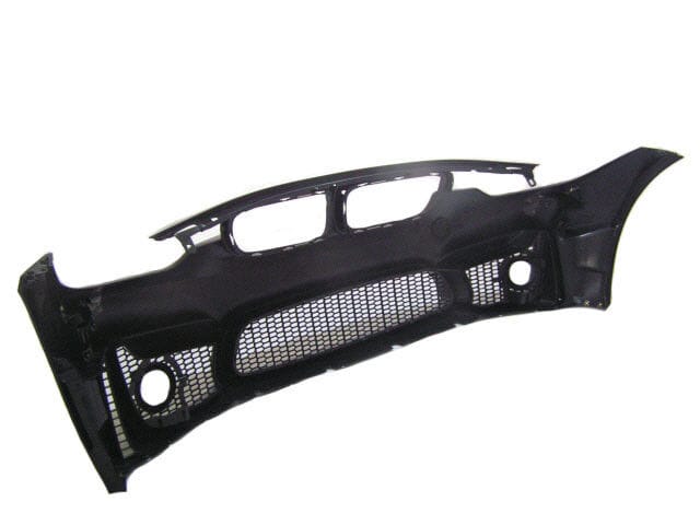Forged LA For BMW 12-18 F30 M3 Style FOG Type Front Bumper W/O PDC+PSM-Style Carbon Lip