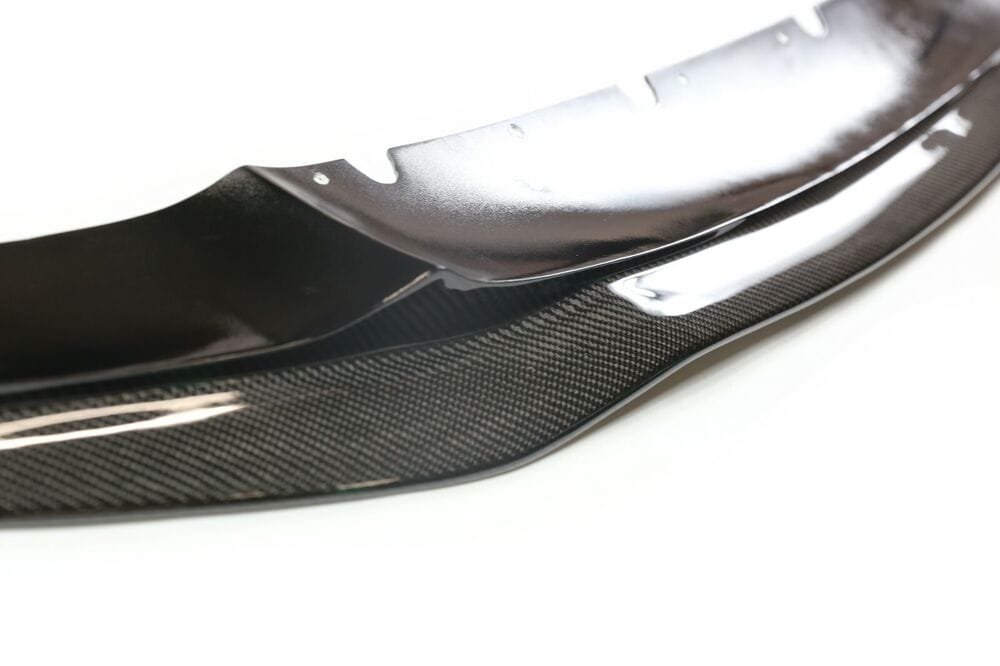 Forged LA For BMW 12-18 F30 M3 Style FOG Type FrontBumper W/PDC+PSM-Style Carbon Fiber Lip