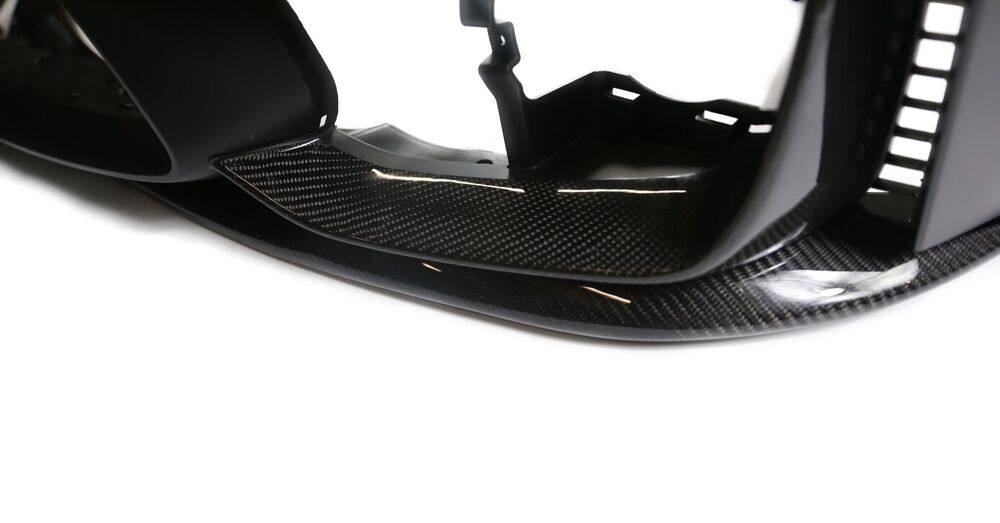 Forged LA For BMW 12-18 F30 Series, M3 Air Style Front Bumper w/PDC + P Style CF 3PCS Lip