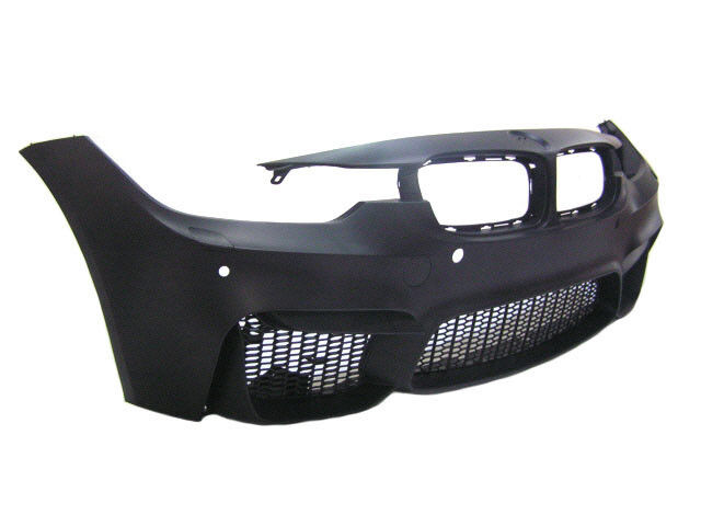 Forged LA For BMW 12-18 F30 Series, M3 Air Style Front Bumper w/PDC + P Style CF 3PCS Lip