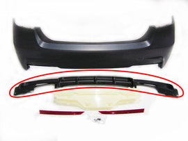 Forged LA For BMW 12-19 3 Series F30 M Performance 350i Style Quad Diffuser ONLY!