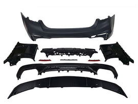 Forged LA For BMW 17-20 PRE-LCI G30 M Performance Style Rear Bumper W/O PDC (LG PANEL)