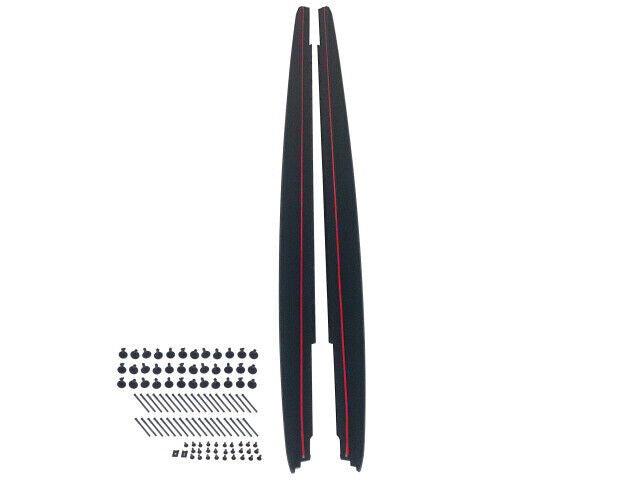 Forged LA For BMW 17-22 5 Series G30 M Performance Style Side Skirt Extension with Decal