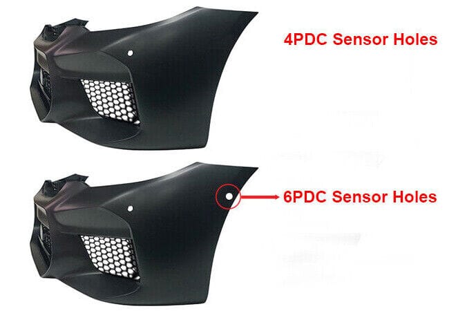 Forged LA For BMW PRE-LCI G30 M5 Style Air Type Front Bumper with PDC holes 2017-20
