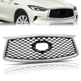 Forged LA For INFINITI QX50 2019-2022 Front Bumper Upper Grille W/Camera Hole F62310-5NA3A