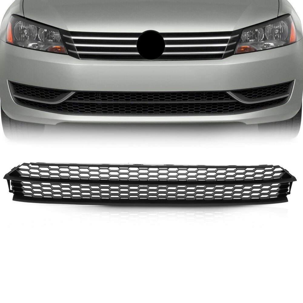 Forged LA For Volkswagen Passat 2012 2013 2014 2015 Front Bumper Lower Center Grille