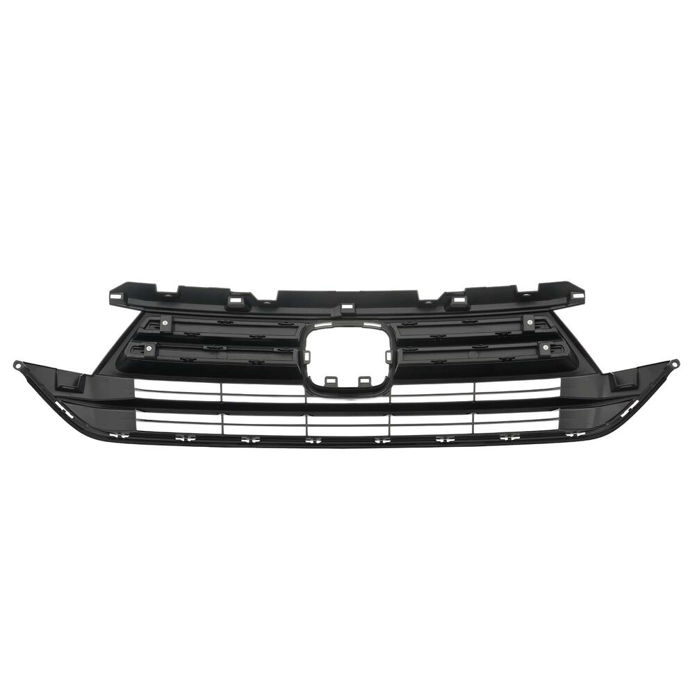 Forged LA Front ABS Black Upper Grille Grill Chrome Molding For Honda Odyssey 2021-2023