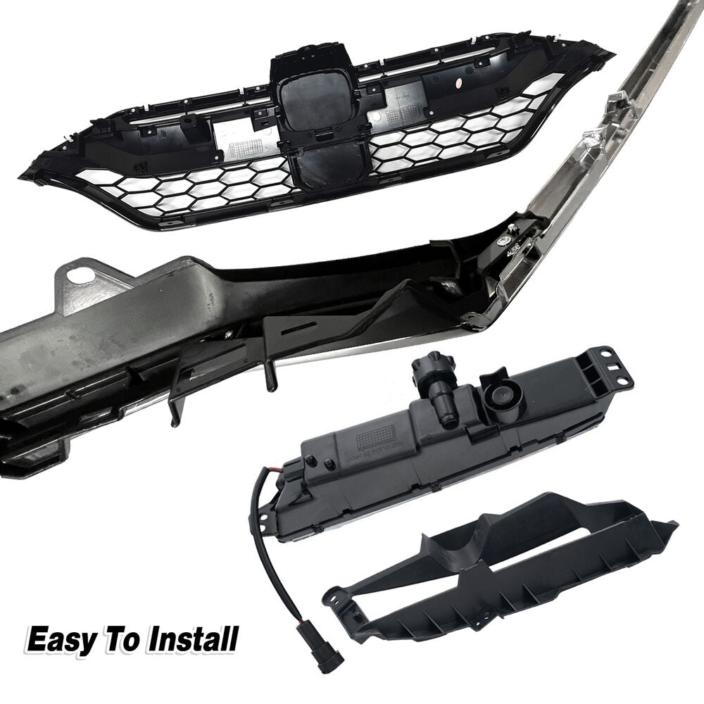 Forged LA Front Bumper Grill Foglights Assy Front Trim Strip For 2020-2021 Honda CR-V CRV