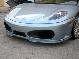 Forged LA Front Bumper Lip Spoiler H Style For Ferrari F430S-FL2
