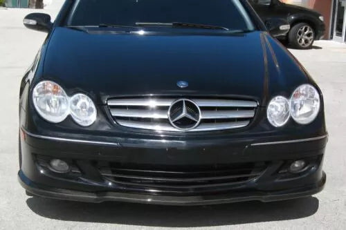 Daves Auto Accessories Front Bumper Lip Spoiler L Style For Mercedes-Benz CLK350 2006-2007