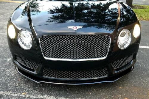 Forged LA Front Bumper Lip Spoiler Luxe-GT Style For Bentley Continental 2012-2015