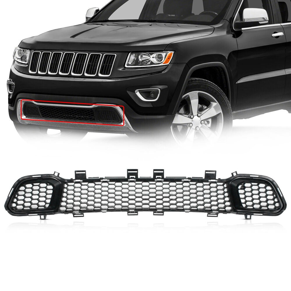 Forged LA Front Bumper Lower Grille For 2014-2018 Jeep Cherokee CH1036126 68203216AA