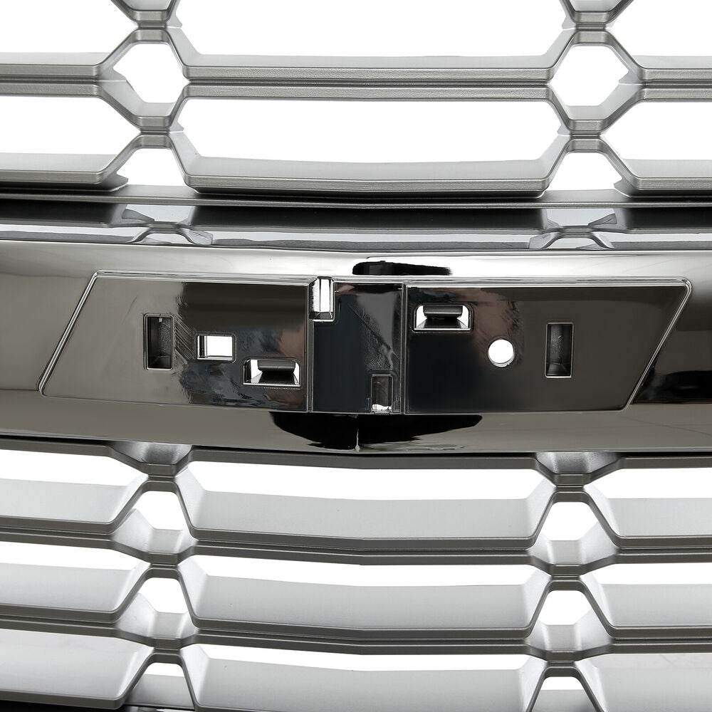 Forged LA Front Grille For 2016-2018 Chevy Chevrolet Silverado 1500 Bumper Grill Chrome
