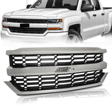 Load image into Gallery viewer, Forged LA Front Grille For Chevy Silverado 1500 2016-2018 Honeycomb Bumper Grill Chrome