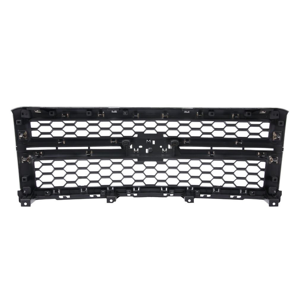 Forged LA Front Grille Honeycomb Chrome+Silver Grill For 2014-15 Chevrolet Silverado 1500