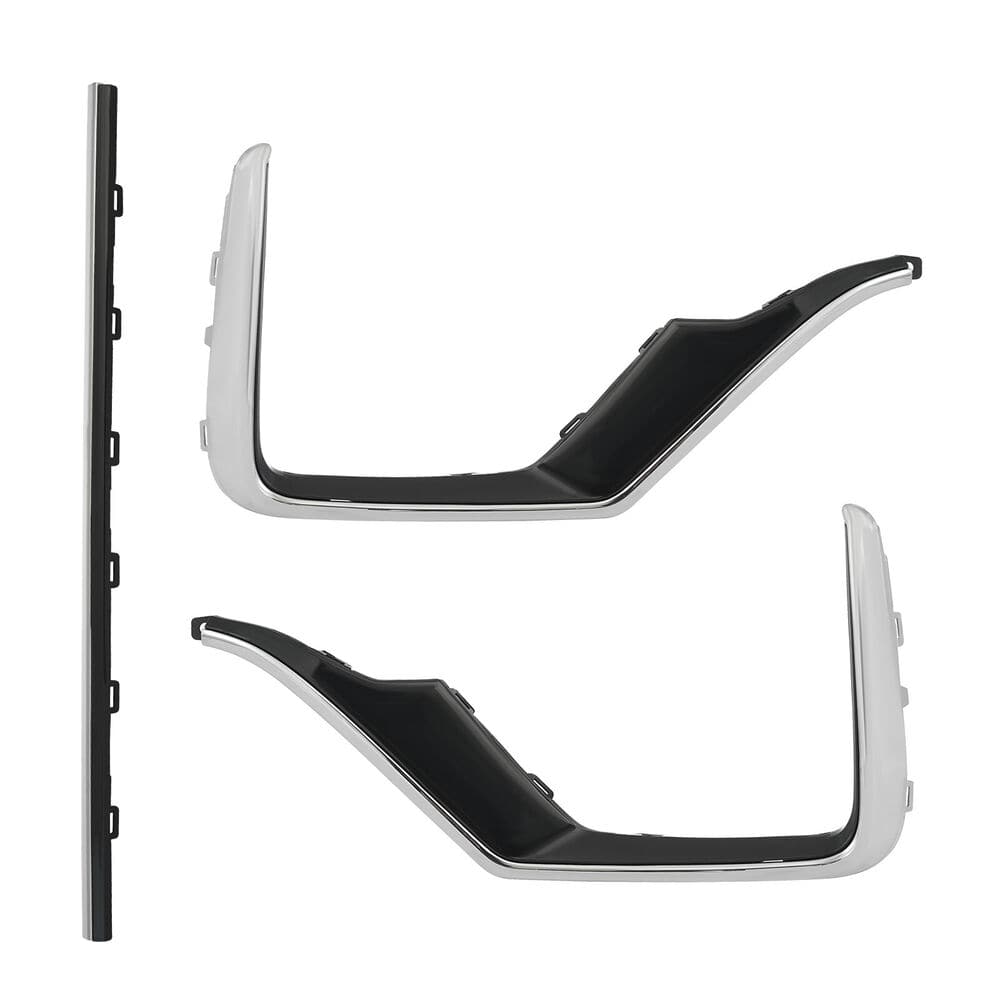 Forged LA Front Grille Molding Fog Light Strip Trim Bezel For 2020-2022 Honda CRV 15PCS