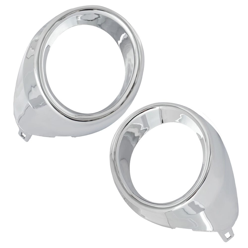 Forged LA Front Grille Trims & Fog Light Ring Chrome Set For 2013-2015 Lexus ES350 ES300H