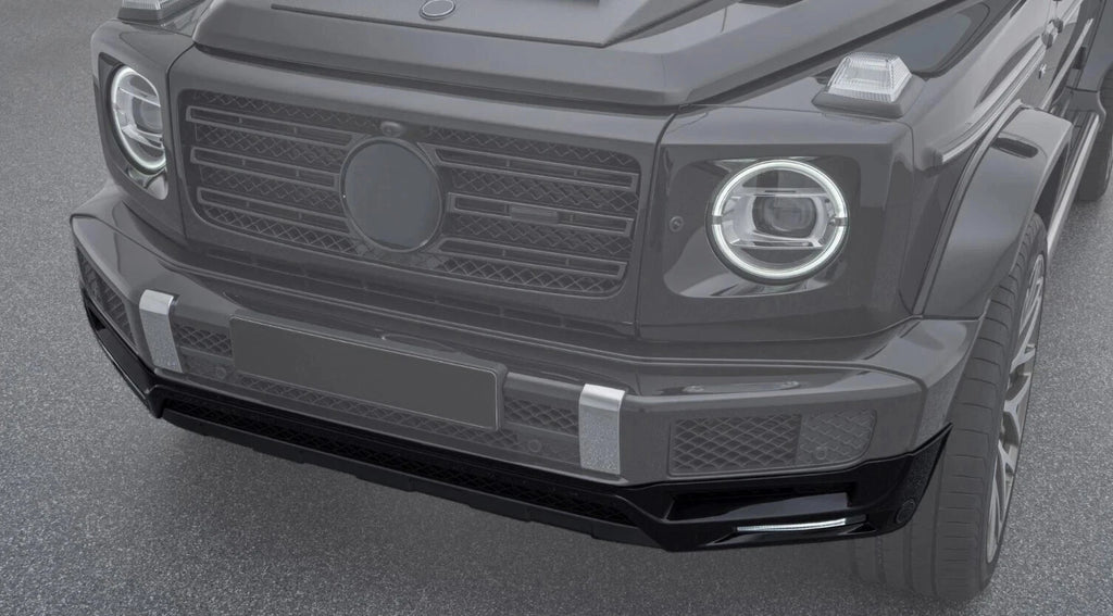 - G Class Parts Aftermarket B-Style Front Lip Fits Mercedes G-class W464 G500 2018+ G550 NON-AMG
