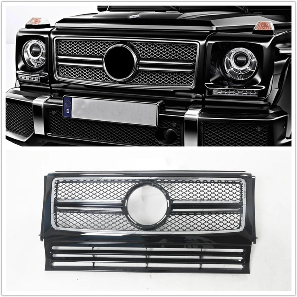 Daves Auto Accessories G Class Parts G Wagon G63 AMG Grille Black with Chrome Finish