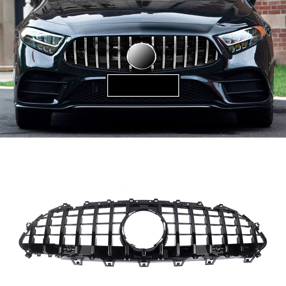 Forged LA GT-R Front Grille For Mercedes Benz W257 C257 CLS-CLASS 2019-22 ALL Black