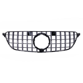 Forged LA GT-R Style Front Grille For W166 GLE-CLASS facelift 2016-2019 Black Chrome